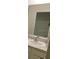 Well-lit bathroom with a single sink vanity and a large mirror at 1360 Berry Ln, Davenport, FL 33837