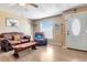 Cozy living room with modern floors, natural light, and a decorative theme at 152 Harrison St, Lake Wales, FL 33859