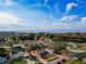 An aerial view of the neighborhood showcasing the proximity to the water and the surrounding community at 206 Memphis Pl, St Cloud, FL 34769