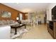 Open living space with dining and kitchen views at 2112 Morocco Way, Kissimmee, FL 34747