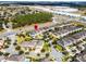 Neighborhood aerial view highlighting an ideal location at 561 Lasso Dr, Kissimmee, FL 34747