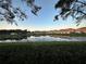 Scenic view of a pond surrounded by lush landscaping and charming homes in the lakeside community at 11446 Jasper Kay Ter # 106, Windermere, FL 34786