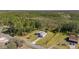 Aerial view of home with pool and screened enclosure, surrounded by natural wooded areas, perfect for privacy at 1741 Eldorado Ct, St Cloud, FL 34771