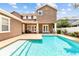 Inviting pool in backyard with patio area, perfect for outdoor relaxation and entertaining at 3329 Schoolhouse Rd, Harmony, FL 34773