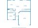 First floor plan displaying kitchen, living room, bedroom, and garage dimensions at 580 Seattle Slew Dr, Davenport, FL 33837