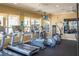 The fitness center is equipped with modern machines to help residents maintain an active lifestyle at 7671 Comrow St # 303, Kissimmee, FL 34747