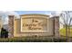 Elegant stone community sign for Lucerne Park Reserve at 956 Cambridge Dr, Winter Haven, FL 33881