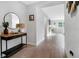 Inviting hallway with stylish console table and decor at 956 Cambridge Dr, Winter Haven, FL 33881