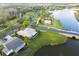 This property features a waterfront community pool and lush green landscaping at 651 Glendora Rd, Kissimmee, FL 34759