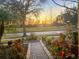 Beautiful neighborhood view at sunrise at 651 Glendora Rd, Kissimmee, FL 34759