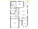 Detailed floor plan of the home showing layout of rooms and dimensions at 112 Lake Tracy Ct, Haines City, FL 33844