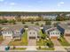 An aerial view showcases single-Gathering homes, townhomes, and beautifully landscaped streets in the neighborhood at 1252 Ash Tree Cv, Casselberry, FL 32707
