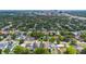 Aerial view of the property neighborhood and nearby downtown featuring a locator pin designating the home's position at 1545 Indiana Ave # B, Winter Park, FL 32789