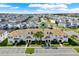 Aerial view showcasing the beautiful community with well-maintained landscaping at 1554 Plunker Dr, Davenport, FL 33896