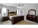 Beautiful bedroom with a large bed, elegant furniture, and plenty of natural light at 240 Minniehaha Cir, Haines City, FL 33844