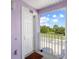 Apartment entryway with security door and view of the exterior grounds at 3137 Sun Lake Ct # B, Kissimmee, FL 34747