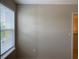 Sunlit bedroom with window and neutral-colored wall, showcasing natural light and a calming space at 3742 Maidencain St, Clermont, FL 34714