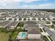 Community aerial view showcasing the neighborhood layout and backyard spaces at 6808 Cranes Roost Rd, Harmony, FL 34773