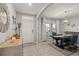 Welcoming entryway with tile floors, a dining area, and a view into the adjacent living spaces at 6808 Cranes Roost Rd, Harmony, FL 34773