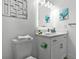 Well-lit bathroom featuring a modern vanity, framed mirror, and white walls, creating a clean and inviting space at 1007 Park Ridge Cir, Kissimmee, FL 34746