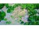 Aerial view of the property highlighting the building envelope at 15345 Rockridge Rd, Polk City, FL 33868