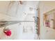 Amazing bathroom featuring a rainfall shower, handheld shower, and wall sprays at 15345 Rockridge Rd, Polk City, FL 33868