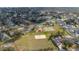 Aerial view of neighborhood amenities, including tennis courts, community pool, and a playground at 336 California Blvd, Davenport, FL 33897