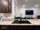 Kitchen featuring a black sink and granite countertops at 499 Meadow Pointe Dr, Haines City, FL 33844