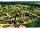 Aerial view of the neighborhood with well-maintained homes and greenery at 881 Hudson Valley Dr, Kissimmee, FL 34759