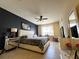 Comfortable main bedroom with stylish decor, a ceiling fan, and neutral tones, creating a cozy retreat at 1966 Derby Glen Dr, Orlando, FL 32837