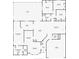 Detailed floor plan showcasing the layout of the home with measurements and room names at 2408 Sweetwater Blvd, St Cloud, FL 34772