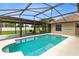 Relaxing screened-in pool area features a covered patio, offering the perfect outdoor entertaining space at 2408 Sweetwater Blvd, St Cloud, FL 34772