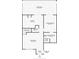 Detailed floor plan showcasing the layout of the home, including the kitchen, bedrooms, and Florida room at 3741 Crossing Creek Blvd, St Cloud, FL 34772