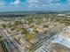 Aerial view of the Carrington Park community highlighting the residential buildings, pool, and landscaping at 562 Flemming Way # 200, Maitland, FL 32751