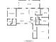 This is a detailed floor plan of the home, showing room dimensions and layout of the kitchen, bathrooms, and bedrooms at 1710 Big Oak Ln, Kissimmee, FL 34746