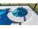 Up close image of the refreshing circular hot tub at 2292 Crofton Ave, Davenport, FL 33837