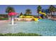 Resort-style pool featuring water features and a fun waterslide at 2292 Crofton Ave, Davenport, FL 33837