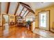 Inviting living room featuring vaulted ceiling, warm tones, and natural light at 4318 Oak Ct, St Cloud, FL 34769