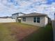 Spacious backyard with privacy fence offers ample space for outdoor activities and potential landscaping projects at 5295 Timberland Ave, St Cloud, FL 34771