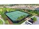 Aerial view of the community tennis courts at 7622 Oakmoss Loop, Davenport, FL 33837