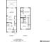 Floor plan featuring two floors with kitchen, living room, sun room and 3 bedrooms at 7682 Fitzclarence St, Kissimmee, FL 34747