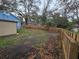 View of backyard featuring a wood fence surrounding the property at 7709 Bell Blvd, Orlando, FL 32810