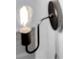 Sconce with a black mount and a clear glass bulb at 802 S 10Th St, Haines City, FL 33844