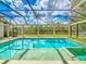 Beautifully enclosed pool and spa, perfect for enjoying the outdoors in a private setting at 885 Spring Park Loop, Celebration, FL 34747