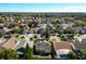 An elevated shot of a residential neighborhood showcasing the beautiful tree lined streets at 12622 Earnest Ave, Orlando, FL 32837