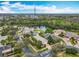 Beautiful aerial view of homes nestled in a lush community near a tranquil pond at 100 Ventana Dr, Kissimmee, FL 34759