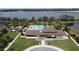Stunning aerial view of a community clubhouse with a pool, offering luxury amenities and a relaxing atmosphere at 16150 Parkwyn St, Winter Garden, FL 34787