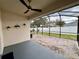 Enclosed patio with an outdoor ceiling fan at 168 Bradwick Cir, Debary, FL 32713