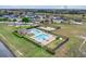 Aerial view of a community pool, playground, and recreation area at 19331 Briercrest Trl, Orlando, FL 32833