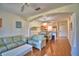 Inviting living area seamlessly connecting to the kitchen with cozy seating at 500 Monroe Cir, Davenport, FL 33896